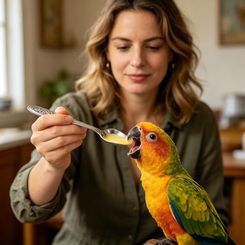 10 Pcs Bird Feeding Syringe Set, Bird Feeding Syringe,1.7 fl oz (50 mL) Hand Feeding Syringe for Birds, Parrot Syringe Feeder with Feeding Tubes & Spoon for Cockatiels, Parakeets & Budgies