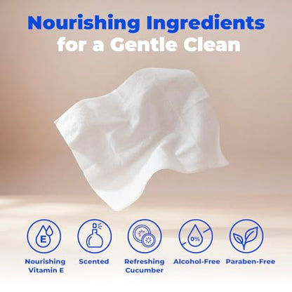 Best Pet Supplies Cleaning Dog Wipes - Refreshing Cucumber, 100 Count | Cucumber Scented, Large 8x9" Pet Wipes, Vitamin E, Puppy & Cat Safe, Gentle Grooming, Resealable Pouch Prevents Drying - color: Refreshing Cucumber, size: 100 Count