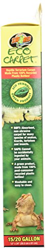 Zoo Med - LINER ECOCARPET GN 15/20G - size: Pack of 1