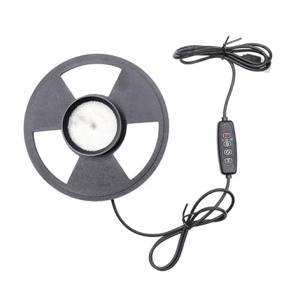 5W Grow Light for Vases Up to 5.9 Inches in Diameter, Terrarium Light with Controller for Adjust Brightness and Timer, Aquarium Plant Light