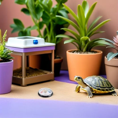 GANAZONO 2pcs Round Humidity Gauge for Reptile and Lizard Enclosure, Accurate Terrarium Control with Quick Response Reading, Waterproof Humidity Meter for Glass Tank and Habitat Monitoring