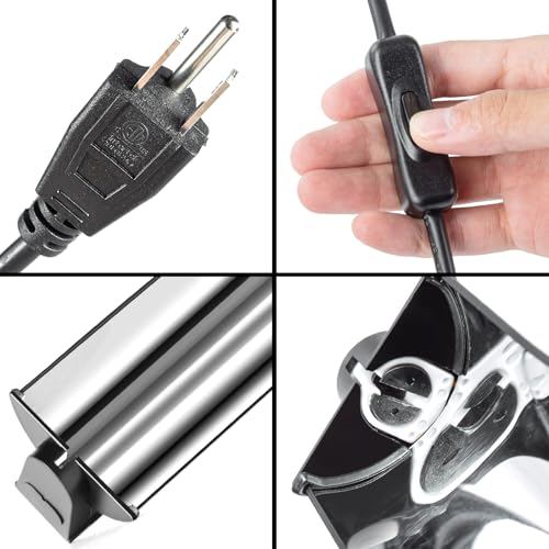 REPTI ZOO Switchable UVB Light for Reptiles, 24W T5 UVB Light Combo Kit for Tropical & Desert Reptile, 22.6" Terrarium Hood Lamp Fixture with UVB 10.0 Bulb for Bearded Dragon Snake Gecko Lizard Turtle - size: 22.6 IN