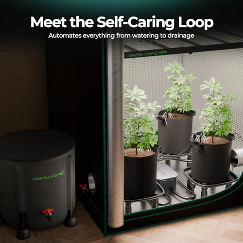 MARS HYDRO Drainage Trays 2-Pack Pot with Drainage Pipe for Grow Tent | Plant Trays Can Be Used As An Alternative Or To Extend The Mars Hydro Auto Drainage System for Indoor Growing - size: 2PC