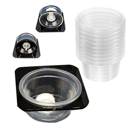 Reptiles Water Feeder Bowl with AntiEscape Design and Suction Base for Secure Placement in Habitats Secure Suction Feeder Bowl - color: food table