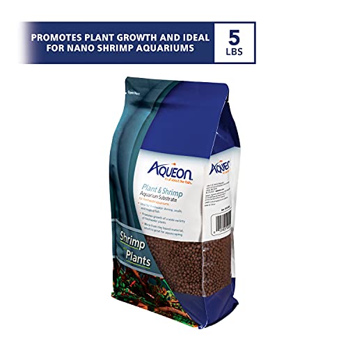 Aqueon Plant and Shrimp Aquarium Substrate, Aqua Soil for Fish Tanks, 5 Pounds | Aqua Soil for Fish Tanks, Aquarium Substrate for Live Plants - size: 5 Pounds