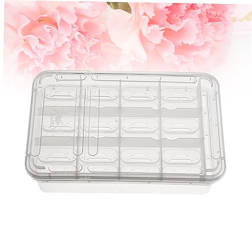 NOLITOY Compartment Isolation Box for Reptile Egg Incubation Hatching Box for Snakes Turtles Geckos and Lizards Easy to Clean and Manage