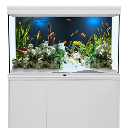 YongFoto Fish Tank Background 24x12 inch Aquarium Background River Bed Waterweeds Moss Lake Aquatic Plant Undersea Tree Branch Backdrop Reptile Habitat Terrarium Background, Green-4 - color: Green-4, size: 24x12in/60x30cm