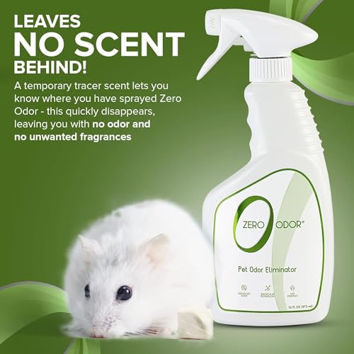 Zero Odor Pet Odor Eliminator, Air and Surface Odor Remover for Carpet, Furniture, and Pet Beds, Trigger Spray, 16 fl oz - size: 16 Fl Oz (Pack of 1)