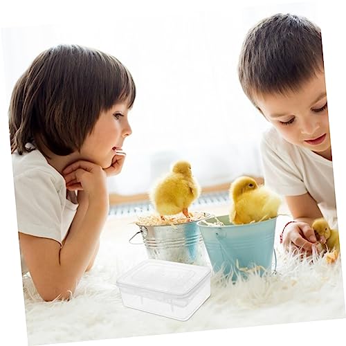 BESPORTBLE Egg Incubator Box for Reptiles 16 Holes Clear Lid Leakproof Made of Durable Plastic for Gecko Turtle and Lizard Eggs