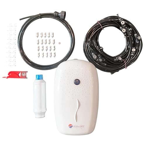 40' Mid Pressure Misting System Kit (Nylon Tubing) (Black)