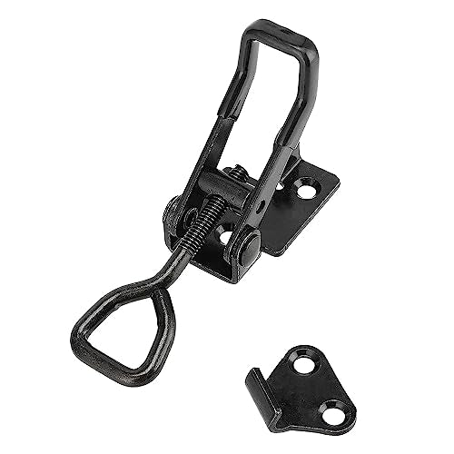 E-TING 4 Pack Adjustable Quick Release 397lbs load Toggle Latch for Cabinet | 4002 Adjustable pull toggle latch, 397lbs load capacity, perfect for cabinet, smoker, tool boxes, trunk and jig fixtures - style: 4002（4pack）