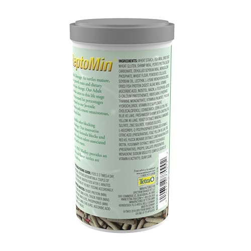 Tetra ReptoMin Pro Sticks Floating Food for Adult Aquatic Turtles, 8.11 oz | For Adult Aquatic Turtles 5" And Up, Good Source of Protein & Vitamin D3 For Healthy Immune System, Odor-Blocking Technology - size: 8.11 Ounce (Pack of 1), style: Adult Turtle