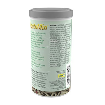 Tetra ReptoMin Pro Sticks Floating Food for Adult Aquatic Turtles, 8.11 oz | For Adult Aquatic Turtles 5" And Up, Good Source of Protein & Vitamin D3 For Healthy Immune System, Odor-Blocking Technology - size: 8.11 Ounce (Pack of 1), style: Adult Turtle