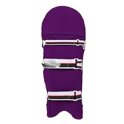 KNK Cricket Batting Pad Covers, Universal Youth and Adult Fit, Pair - color: Purple