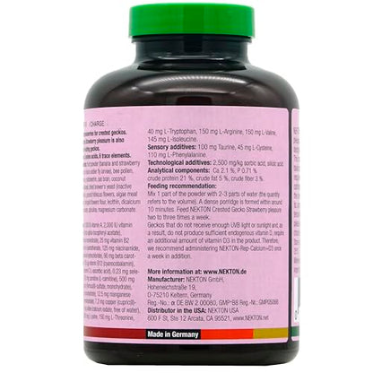 Nekton Crested Gecko Strawberry Pleasure Complete Diet 250g / 8.82oz - size: 8.82 Ounce (Pack of 1)
