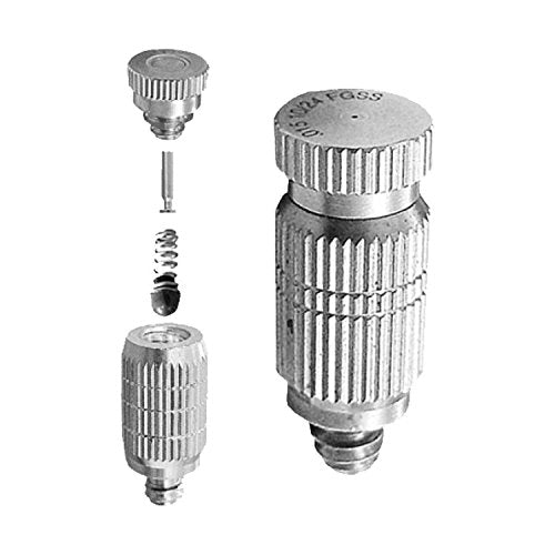 Misting Nozzle (Cleanable Stainless Steel Nozzle-0.012)-Pack of 6 - size: Cleanable Stainless Steel Nozzle-0.012