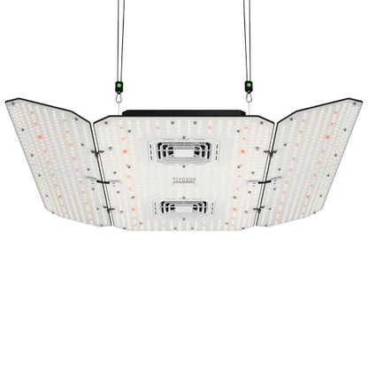 VIVOSUN AeroLight Wing AW400SE 400W LED Grow Light with Fan & Smart Control | App & GrowHub E42A/E25 compatible, covers 4x4/5x5 ft - size: 4x4