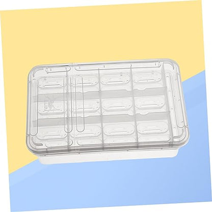 NOLITOY Compartment Isolation Box for Reptile Egg Incubation Hatching Box for Snakes Turtles Geckos and Lizards Easy to Clean and Manage