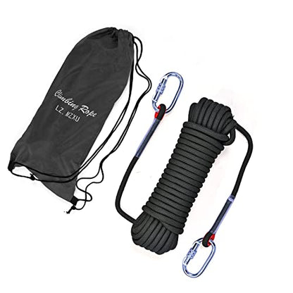 Climbing Rope, Rappelling Rope - color: Black, size: 100FT