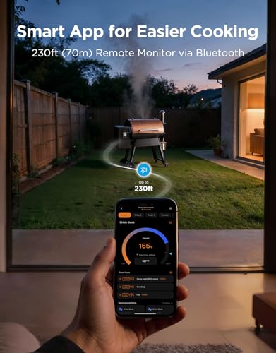 Govee Bluetooth Meat Thermometer Digital with Smart App Timer and Alerts | 2 Probes, 230ft Bluetooth Range, Smart LCD Backlight, Free Data Storage, Grill Thermometer for Cooking Turkey, Beef, Fish
