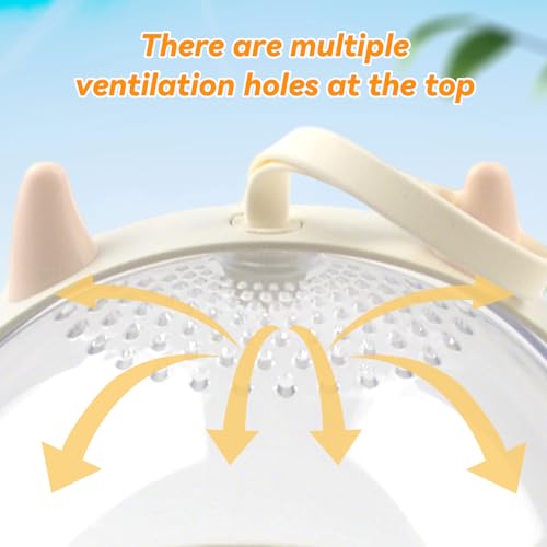 Hamster Portable Cage Travel Case,Hamster Carrying Cage High Permeability Guinea Pig Travel Cage with Water Bottle Travel Carrier for Gerbils Mice Guinea Pigs Sugar Glider(White) - color: 【White】