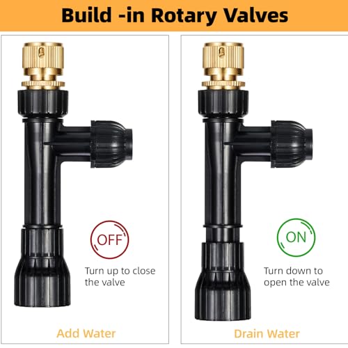 Gravel Vacuum for Aquarium Fish Tank Siphon, 50 Feet | Aqaurium Water Changer, 3 Metal Faucet Adapter, Long Fish Tank Hose - size: 50FT