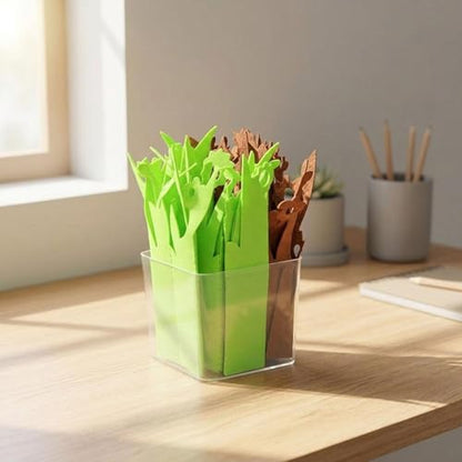 Reptile Humidifier Portable Felt Plants Humidifying System Imitation Plants Humidifier Water Basin Environmental Air Humidity Supplies with Purified, Green Brown - color: Green Brown
