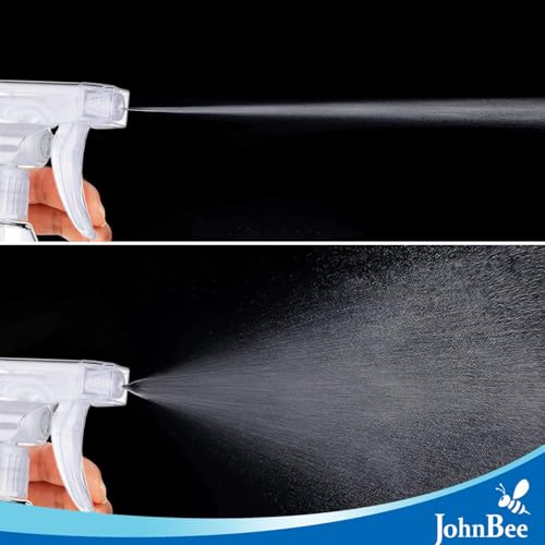 Spray Bottles 16.9oz/2Pack - Premium Adjustable Spray Bottles for Cleaning | No Leak And Clog Mister Spray Bottle - Spray Bottle For Hair, Plants, Pet, Vinegar, and Rubbing Alcohol Reagent - color: Clear