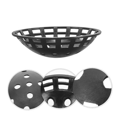Balacoo 10pcs Orchid Pot Hydrophobic Cover Plant Pot Grid Succulent Pot Hole Mesh Pad Drainage Mesh Hole Screens Pots for Plants Flowerpot Pad Planter Mats Large Plastic Succulent Bowl, Black