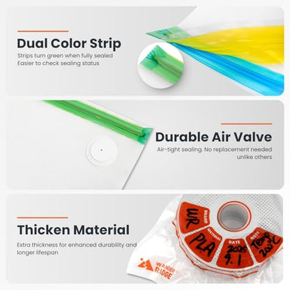 3D Printer Filament Storage Bags – Vacuum, Moisture-Proof & Dustproof, Humidity Resistant, Reusable (13 x 15 Inches, 30 Bags Only) - style: 30 Bags