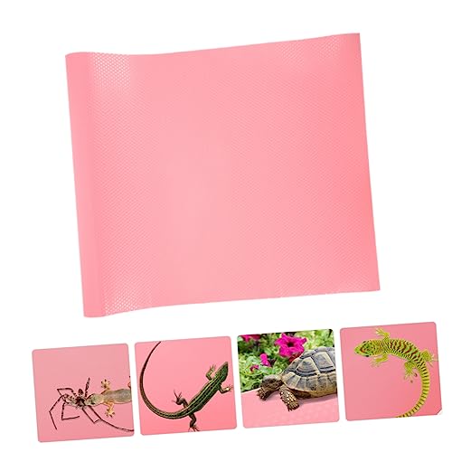 Crawling Blanket Gecko Carpet Bearded Dragon Carpet Lizard Carpet Bearded Dragon Tank Accessories Reptile cage mat Reptile Substrate mat Terrarium Carpet Pink Rug eva Glass Iguana