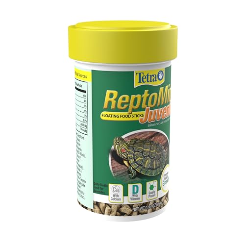 Tetra ReptoMin Baby Floating Food Sticks 0.92 Ounce, For Small Aquatic Turtles, Newts And Frogs (Pack of 36) - size: 0.03 Ounce (Pack of 36)