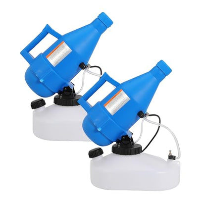 4.5L Electric ULV Fogger Sprayer 1.2 Gallon Portable Cold Mist Machine Spraying 30ft Spray Distance for Home, Yard, School, Garden, Church, Hotel, 2 Pack - color: 4.5L Spray Machine-2Pack