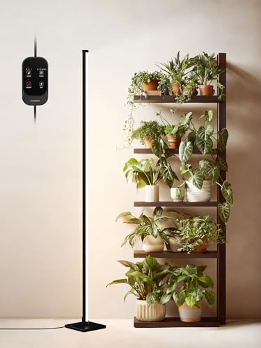60in Standing Grow Light, Vertical Grow Lights for Indoor Plants | 36W Growing Lights with 3 Light Modes, 268 LEDs Detachable Full Spectrum Plant Lights for Wide Area Coverage in Indoor Plants