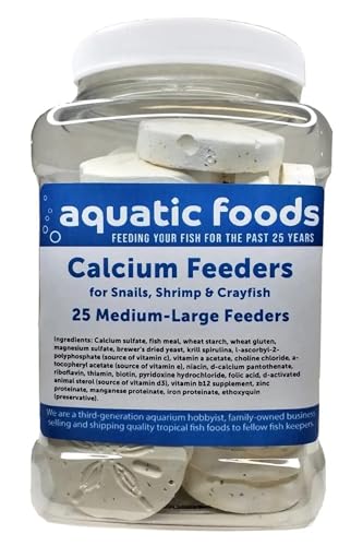 Calcium Feeders Medium-Large Disks 25ct Medium Jar - size: 25 Count (Pack of 1)