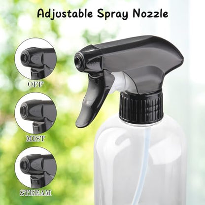 Bynccea Spray Bottle Empty Spray Bottles PET -10 oz/300 ml Plastic Water Sprayer bottles Refillable Containers Fine Mist Small Spray Bottles for Hair，Cleaning Solutions, Cooking