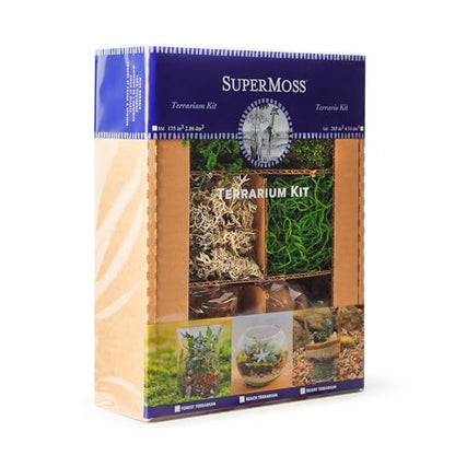 SuperMoss (90421) Terrarium Kit, 8 oz, Forest