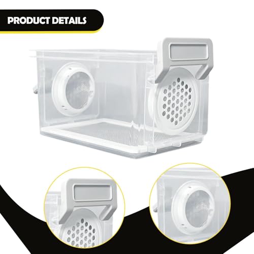 Mealworm Breeding Box, Reptile Feeder, Sturdy and Reusable Cage, Mealworm Breeding Container, Style A - color: style A