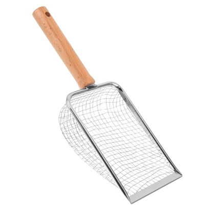 Cat Litter Scoop with Handle Ergonomic Non Slip Design for Easy Waste Cleaning Cat Litter Boxes Durable and Easy to Shovel for Cats and Reptiles