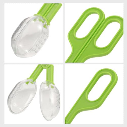FOMIYES Outdoor Multi-Functional Clamp for Reptile Feeding and Poop Cleaning Tool for Easy Terrarium Maintenance and Dropping Collection for Tortoises Lizards and Frogs