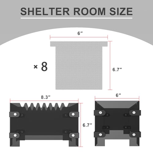 Reptile Cricket Keeper,Acrylic Feeding Crickets Habitat,Replacement of Egg Cartons