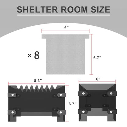 Reptile Cricket Keeper,Acrylic Feeding Crickets Habitat,Replacement of Egg Cartons