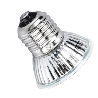 75W Reptile Heat Lamp Basking Light Bulb Energy Efficient Safe Calcium Vitamin D Lighting for Turtles Lizards Terrarium