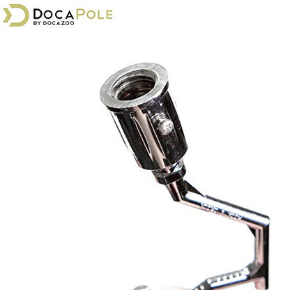 DOCAZOO Boat Hook Pole Attachment | Durable Metal Utility Hook for Docking, Christmas Light Hanging & Debris Removal - Head Only, No Pole