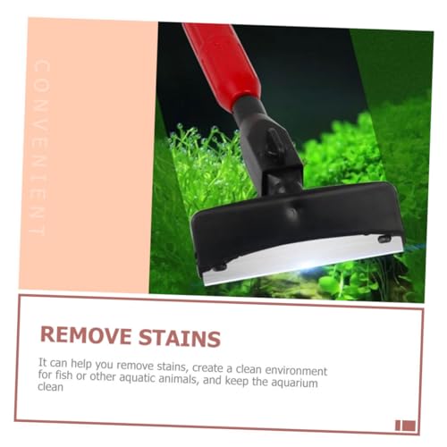 Toddmomy 1set Fish Tank Cleaning Tool Scraper Brush Handle -Skid Grip Gravel Rake for Aquarium Maintenance Easy to Use Fish Tank Accessories