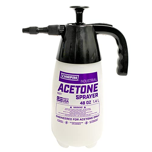 Chapin 10027 48-Ounce Industrial Acetone and Acetone Dye Hand Sprayer (1 Sprayer/Package), White, Full Size - size: Acetone