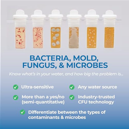 Detekt® Bacteria in Water Test Kit - Drinking, Tap & Well Water - 72 Hrs