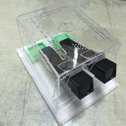 Crickets Breeding Box Equipped with Food Water Basins and Absorbent Cotton Breeding Case