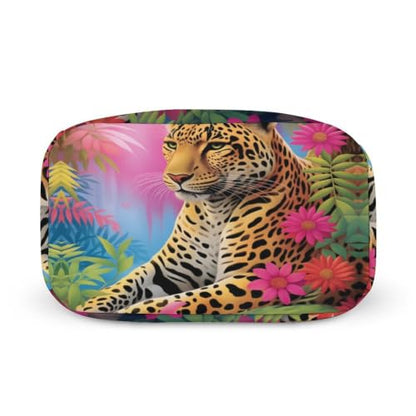 Vibrant Tropical Jungle Leopard Lunch Bag for Women Men | Insulated Lunch Box Leakproof Food Meal Containers Reusable Foldable 6L Capacity Lunch Tote Bags for Work Picnic Travel - color: style
