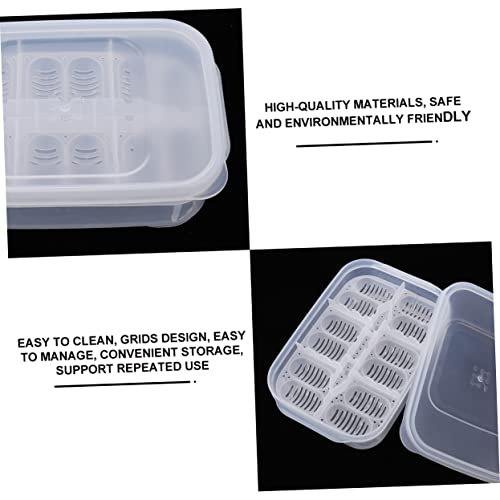 DECHOUS Reptile Hatching Incubation Box Transparent Dual Design for Lizard Breeding Lightweight and Durable Hatching Hatchery Container Reptile Enthusiasts